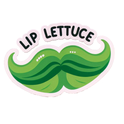 Lip Lettuce Sticker